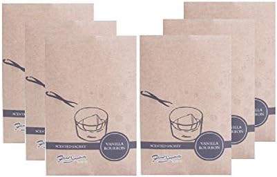 Vanilla Bourbon Scented Sachets Pack of 6, Everyday by FloralSimplicity
