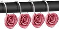AGPTEK Rose Shower Curtain Hooks by AGPTEK