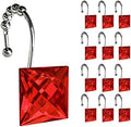 Sunlit Luxury Design Square Red Diamond Crystal Gem Bling by Sunlit