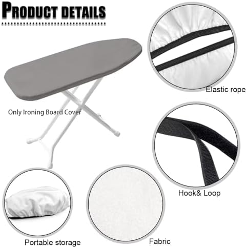Gray Mini Ironing Board Cover Stretchy Ironing Board Covers - Image 6