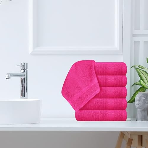 GLAMBURG Ultra Soft 12-Piece Washcloths Set 13x13-100% Ringspun Cotton - Image 4