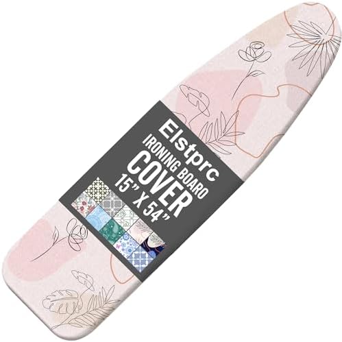 Boho Ironing Board Cover and Pad 15x54 Inch, 100% Cotton Surface Heavy Duty by Unknown