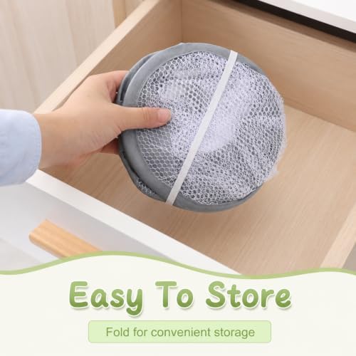 2 Pack Foldable Laundry Hamper, Hanging Laundry Hamper - Image 5
