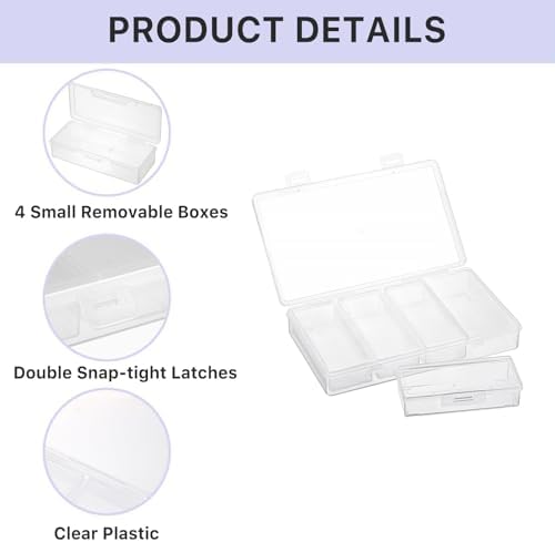 Hipiwe Plastic Qtip Cotton Swab Travel Case Hair Accessories Holder - Image 6