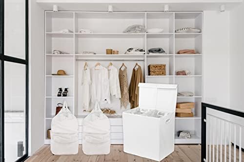 Simple Houseware Double Laundry Hamper - Image 5