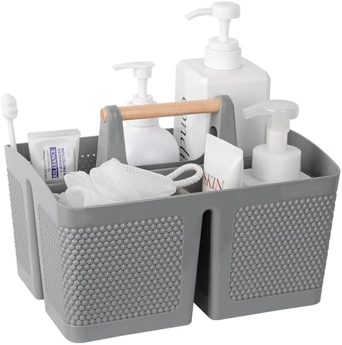 rejomiik Portable Shower Caddy Basket Plastic Cleaning Caddy Organizer Storage by rejomiik