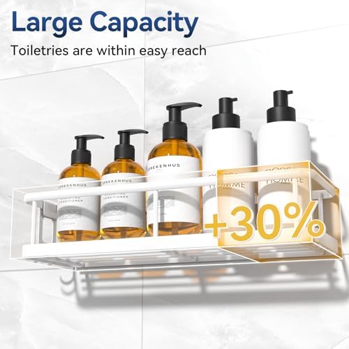 YASONIC Shower Caddy Adhesive, Rustproof Shower Organizer - Image 5