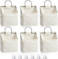 Chumia 6 Pack Wall Hanging Storage Basket Bathroom Closet Hanging Storage Bag by Chumia