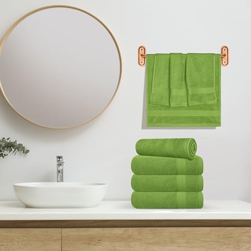 GLAMBURG Ultra Soft 6-Piece Hand Towel Set 16x28-100% Ringspun Cotton - Image 4