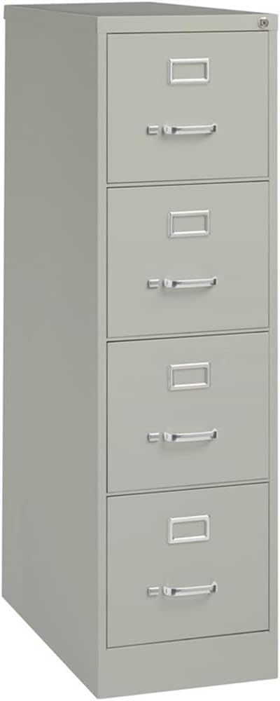 Scranton & Co Set of 2 26.5" D 4-Drawer Letter Width Vertical Filing Cabinet