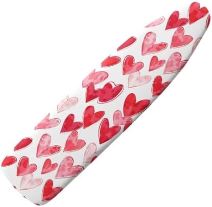 Love Red Heart Ironing Board Cover 15″x54″ Valentines Day Ironing Pad Covers by Vanideaoty