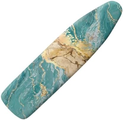 GLENLCWE Teal Marble Ironing Board Cover Modern Iron Board Cover Ironing by GLENLCWE