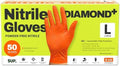 SUPER+ HEAVY DUTY Nitrile Gloves 8 Mil Diamond Texture Disposable Chemical by Super