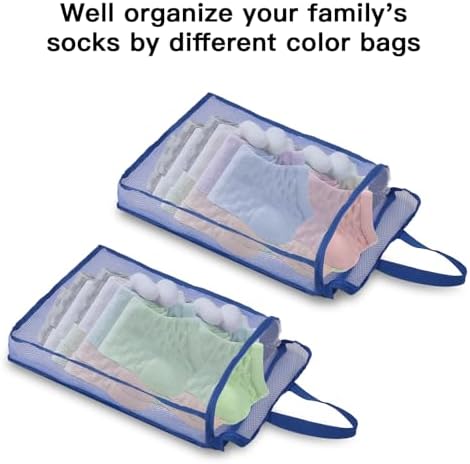 3-Pack 3D Cube Mesh Laundry Bags S/M/L - Image 4