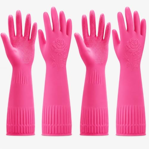 Disfore Rubber-Gloves Dishwashing Gloves by rubbercleaninggloves
