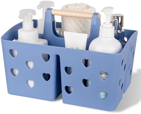 Portable Shower Caddy Plastic Shower Basket Organizer by Anyoifax