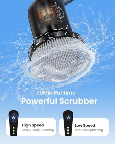 Electric Spin Scrubber, Cordless Cleaning Brush - Image 2
