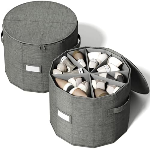 Round Shoe Organizer, Fan Dividers by Vailando