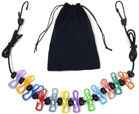 Travel Clothesline, Portable Retractable Clothes Line Outdoors, Camping by Unknown