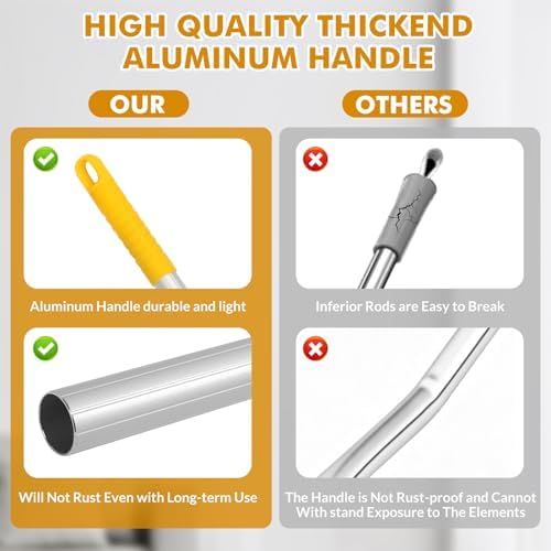 Commercial Mop Heavy Duty Industrial Mop- 3 Extra Large Cotton Looped Heads - Image 4