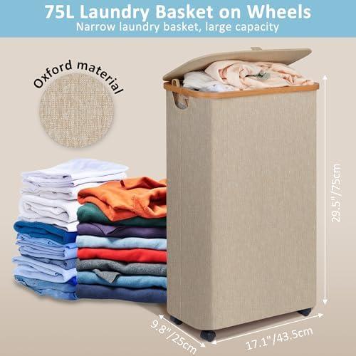 efluky Slim Laundry Hamper - Image 4