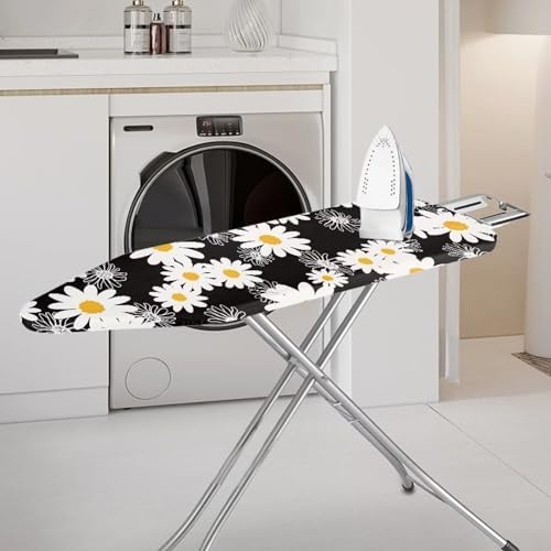 Cute Daisy Thick Padding Ironing Board Covers Soft Durable Stain Resistant Hook - Image 2