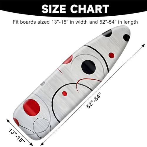 Ironing Board Cover 15"x54"，Standard Ironing Board Replacement Cover，Easy Fit - Image 2