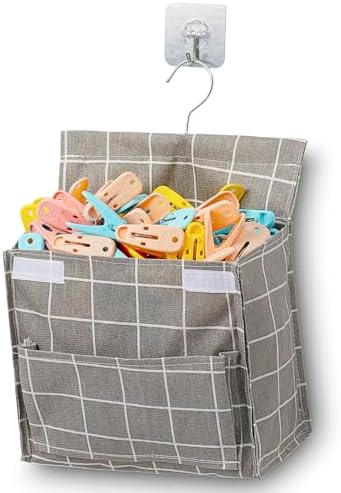 Laundry Clothespin Bag for Clothesline Outdoor, Waterproof Clothes pin Bag - Image 2