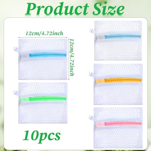 10Pcs Laundry Pod Anti-Sticking Bag, Small Mesh Laundry Bags - Image 2
