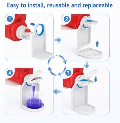 2Pcs Laundry Detergent Dispenser Cup Holder, Laundry Detergent Cup Holder and - Image 5