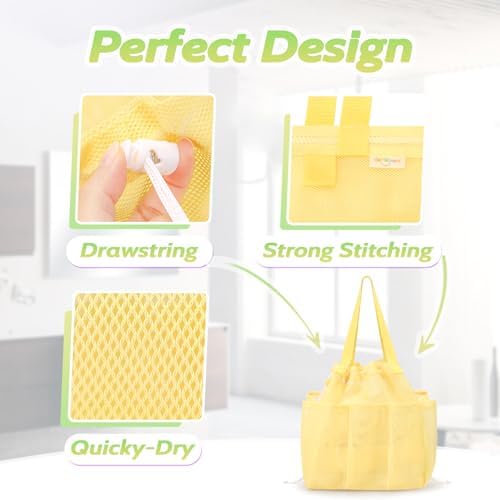 famichan Mesh Shower Caddy Portable - Image 3