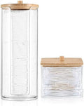 2 Pcs Cotton Pad Holder, Bathroom Makeup Organizers Containers by Fulushouxi