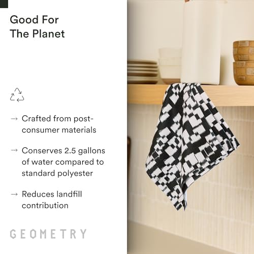 GEOMETRY Dishcloth – Evergreen Collection – Quick-Dry, Ultra-Absorbent - Image 3