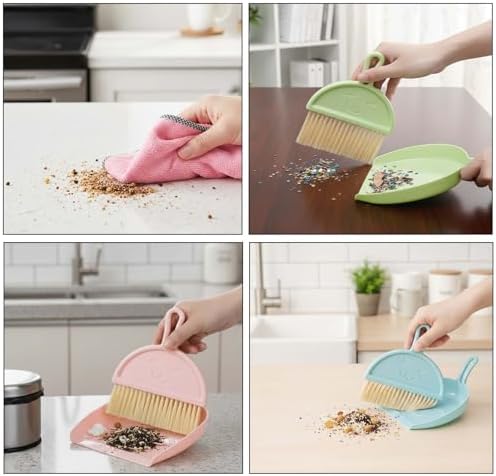 3 Pcs Mini Broom and Dustpan Set - Image 5