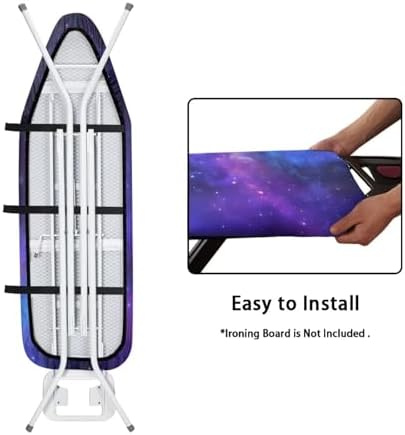 Galaxy Star Steam Ironing Board Cover, Starry Sky Iron Board Cover, Stain - Image 4