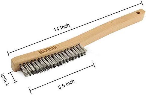 MAXMAN Wire Brush, Heavy Duty Rust Remover - Image 3