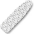 Ironing Board Cover and Pad, Thick Scorch Resistant Padding Gray Triangles by Unknown