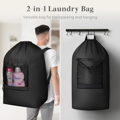 Lifewit Laundry Bag Backpack Travel - Image 5