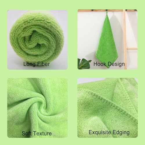 Premium 400 GSM Microfiber Cleaning Cloths, Ultra Absorbent Lint Free Towels - Image 4