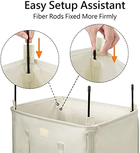 WOWLIVE 100L Laundry Hamper - Image 7