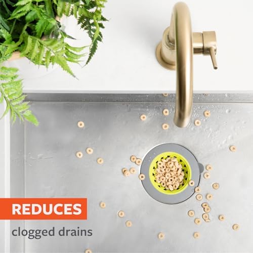Full Circle Catch & Close Sink Strainer, Prevents Clogs, Durable - Image 3