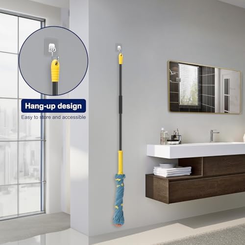 Self-Wringing Twist Mop for Floor Cleaning, Microfiber Cloth Floor mop - Image 6