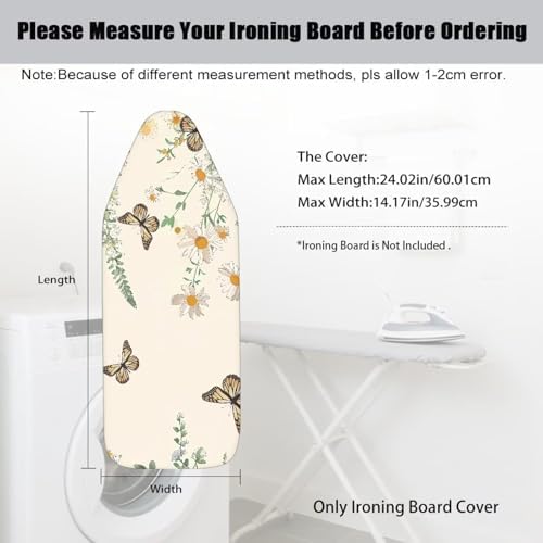 Butterfly Ironing Board Cover for Iron Pad Protector Daisy Ironing Board Covers - Image 7