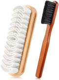2 Pcs Suede Shoe Brush Nubuck Leather Cleaner Shoes Shine Dauber Crepe by ZJoey