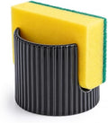 Ceramic Sponge Holder for Kitchen Sink, Quick Dry Sink Caddy Organizer by Hoilse