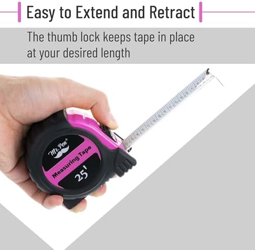 Mr. Pen- Retractable Tape Measure 25 ft, Easy Read - Image 4