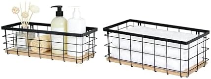 ShabbyDecor Metal Wire Basket for Kitchen Cabinets - Image 4