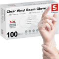 Schneider Medical Vinyl Exam Disposable Gloves Latex Free by Schneider