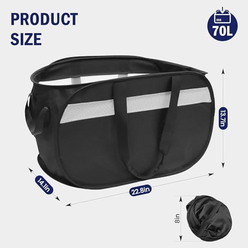 Collapsible Tear Proof Laundry Baskets - Image 3