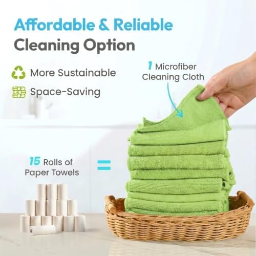 Microfiber Cleaning Cloth 12 Pack - Image 3